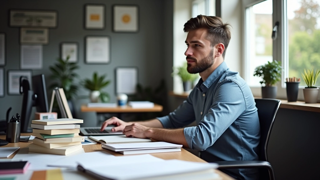 Leeromgeving voor CSS-frameworks met referentieboeken en designmaterialen