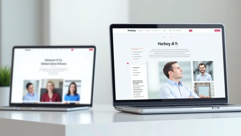 Drie website layouts naast elkaar: homepagina met sidebar, product card, en foto galerij, toonende verschillende layout structuren
